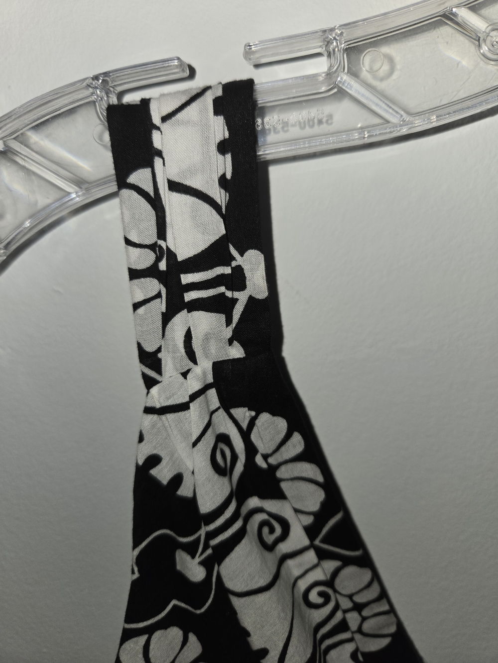 NWT Robbie Bee Black and White Patterned Pretty V-Neck Tribal Midi Dress Size 12 - Picture 6 of 12